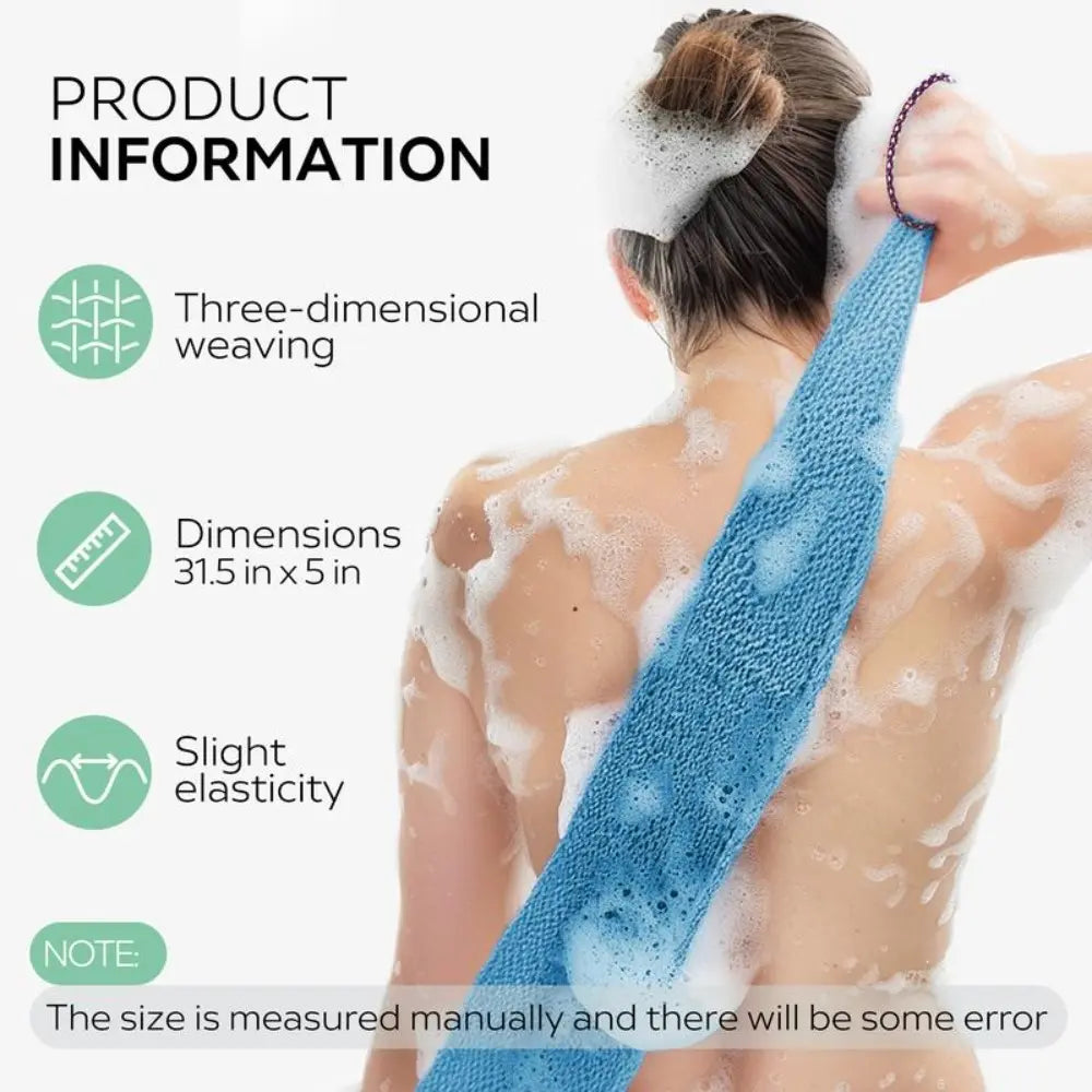 African Exfoliating Shower Sponge Net with Drawstring, Reusable Softening Net Loofah for Deep Cleansing, Exfoliating Back Scrubber and Dead Skin Remover for Men & Women, Exfoliating Tool, Exfoliating Net Sponges