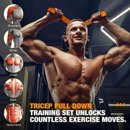 Heavy-Duty Adjustable Resistance Training Equipment, Workout Straps, Fitness Equipment, Exercise Equipment, 225 Lbs Resistance Band for Full-Body Strength Training (Arms, Back, Core and Shoulders), Home & Gym Workout #GLOBAL PICKS